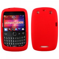 Blackberry Curve 9350 9360 Silicone Soft Case (Red)